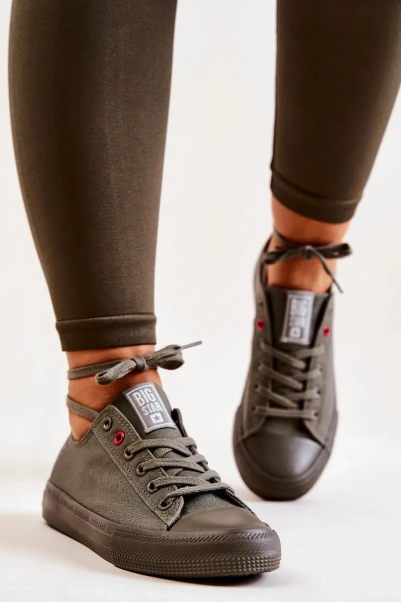 Sale Big Star Shoes Niskie Tenisówki Big Star JJ274004 Khaki