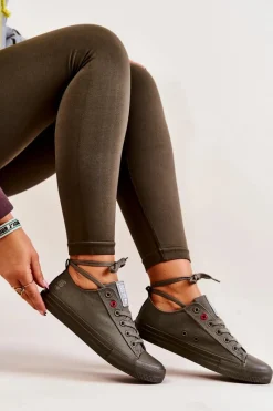 Sale Big Star Shoes Niskie Tenisówki Big Star JJ274004 Khaki