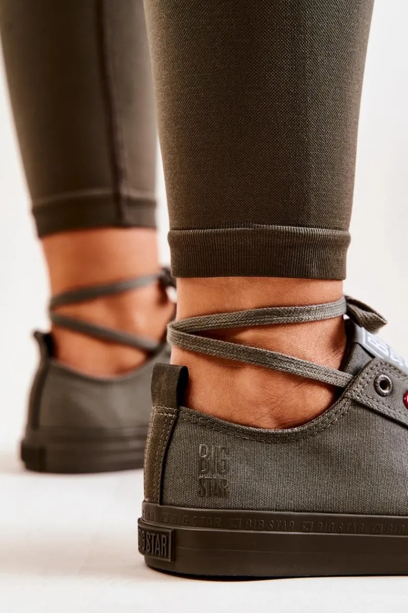 Sale Big Star Shoes Niskie Tenisówki Big Star JJ274004 Khaki
