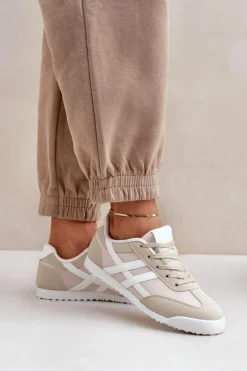 Outlet Boto Niskie Tenisówki Trampki Damskie Beżowe Eezore Beżowy