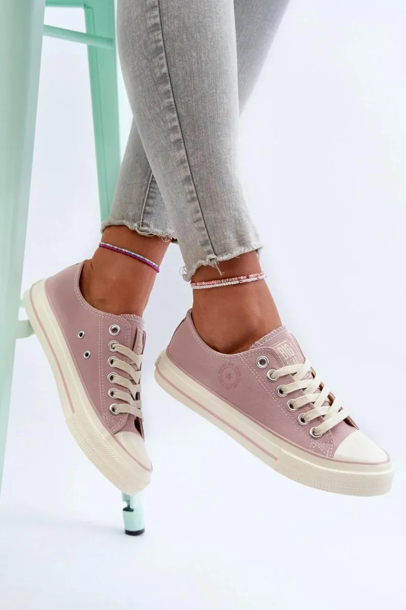 Clearance Niskie Trampki Damskie Big Star NN274270 Różowe Damskie Trampki Damskie Big Star|Trampki Damskie Niskie