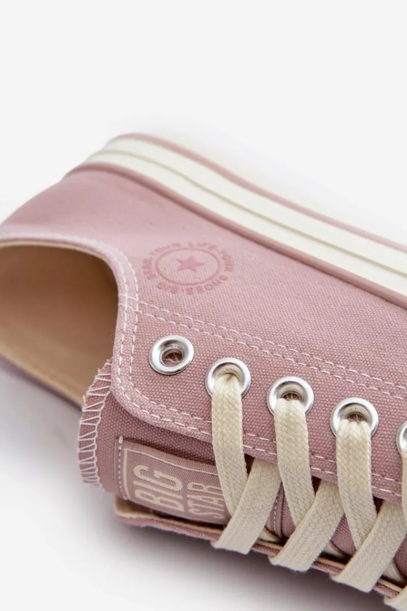 Clearance Niskie Trampki Damskie Big Star NN274270 Różowe Damskie Trampki Damskie Big Star|Trampki Damskie Niskie