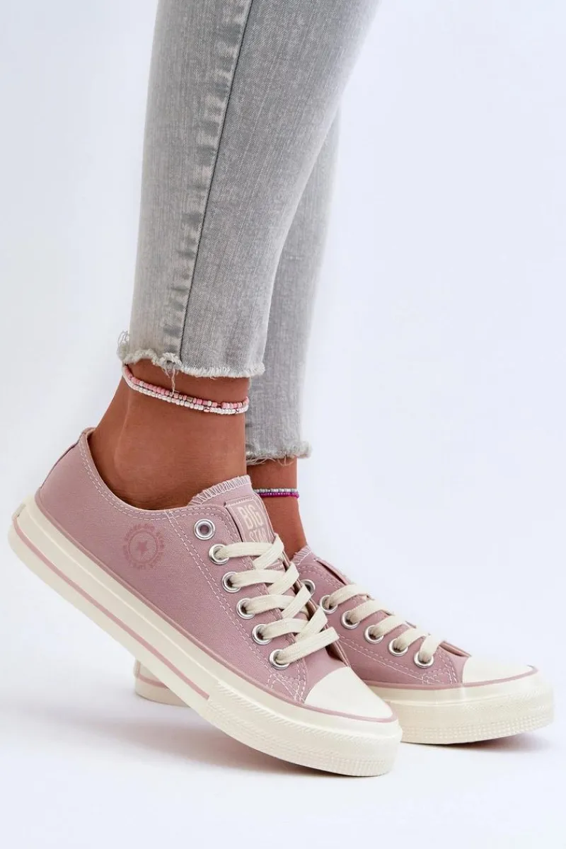 Clearance Niskie Trampki Damskie Big Star NN274270 Różowe Damskie Trampki Damskie Big Star|Trampki Damskie Niskie