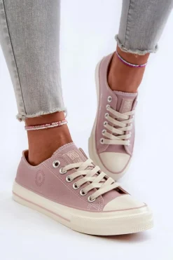 Clearance Niskie Trampki Damskie Big Star NN274270 Różowe Damskie Trampki Damskie Big Star|Trampki Damskie Niskie