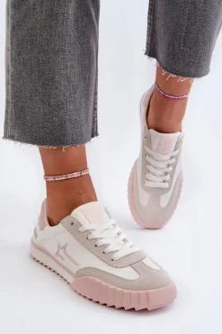 Trampki Damskie Big Star|Trampki Damskie Niskie>Big Star Shoes Niskie Trampki Damskie Big Star NN274868 Różowe Różowy