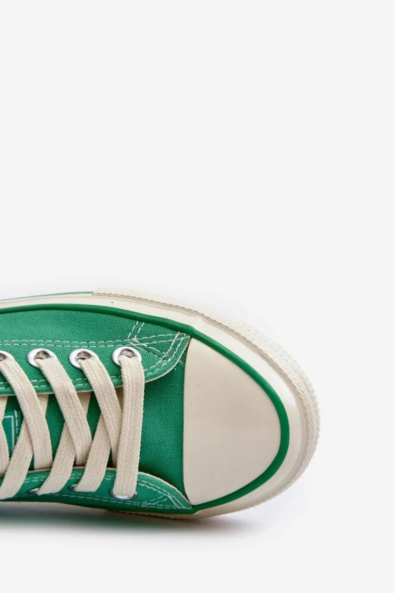 Trampki Damskie Big Star|Trampki Damskie Niskie>Big Star Shoes Niskie Trampki Damskie Big Star NN274268 Zielone Zielony