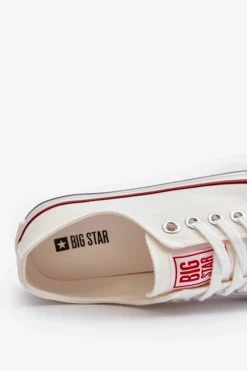 Discount Niskie Trampki Damskie Big Star NN274274 Białe Damskie Trampki Damskie Big Star|Trampki Damskie Niskie