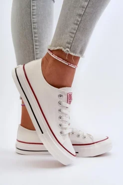 Discount Niskie Trampki Damskie Big Star NN274274 Białe Damskie Trampki Damskie Big Star|Trampki Damskie Niskie