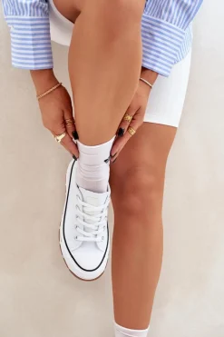 Hot Niskie Trampki Damskie Na Platformie Białe Aradwin Damskie Trampki Damskie Niskie