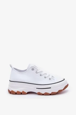 Hot Niskie Trampki Damskie Na Platformie Białe Aradwin Damskie Trampki Damskie Niskie