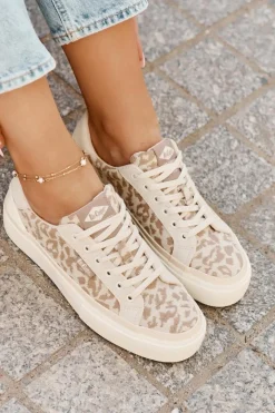 Trampki Damskie Niskie></noscript>Lee Cooper Niskie Trampki Damskie Panterka LCW-25-02-3330L Beżowe