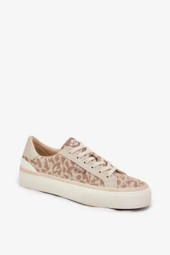Trampki Damskie Niskie></noscript>Lee Cooper Niskie Trampki Damskie Panterka LCW-25-02-3330L Beżowe