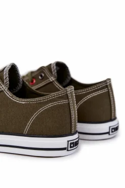 New Big Star Shoes Niskie Trampki Męskie Big Star JJ174383 Khaki