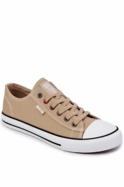 Trampki Męskie Big Star|Trampki Niskie>Big Star Shoes Niskie Trampki Męskie Big Star JJ174382 Beżowe