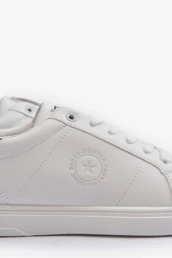 New Big Star Shoes Niskie Trampki Męskie Eko Skóra Big Star NN174282 Białe Biały