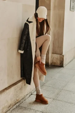 Hot Buty damskie Vinceza Niskie Zamszowe Śniegowce Skóra Naturalna Vinceza 97950 Camel