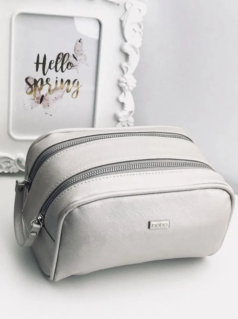 Torebki Nobo|Kosmetyczki Damskie>Nobo Beżowa Kosmetyczka