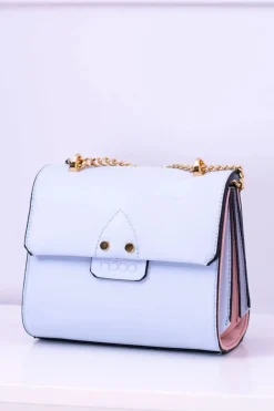 Torebki Nobo>Nobo Damska Błękitna Torebka Wieczorowa NBAG-E3110-C012