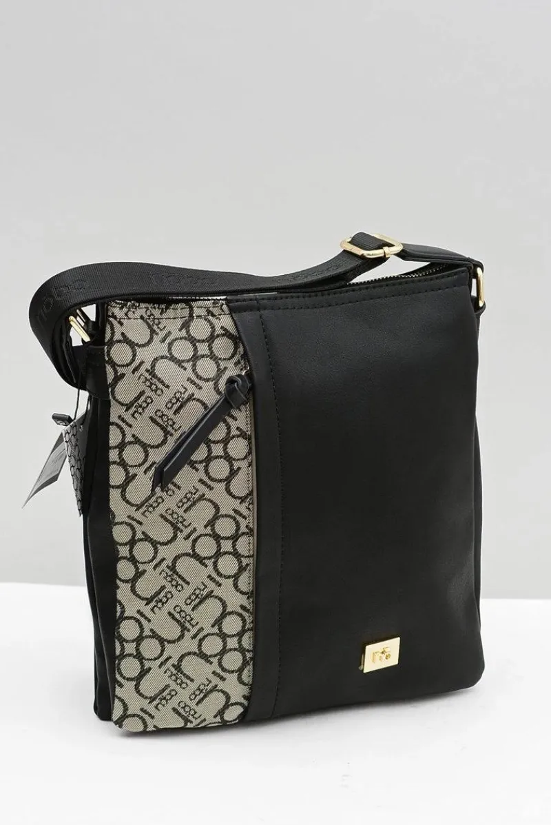 Outlet Damska Średnia Czarna Torebka Listonoszka Torebki Nobo|Listonoszki