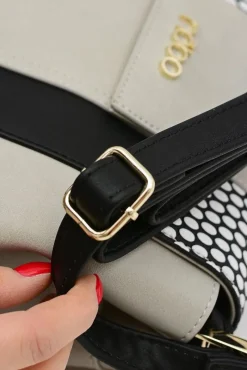 Discount Damska Średnia Klasyczna Czarno Szara Torebka Torebki Nobo|Torebki Klasyczne