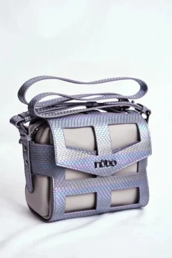 Clearance Damska Torebka Benzynowa Szara NBAG-E4101-C019 Torebki Nobo