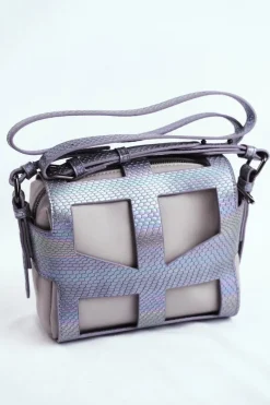 Clearance Damska Torebka Benzynowa Szara NBAG-E4101-C019 Torebki Nobo