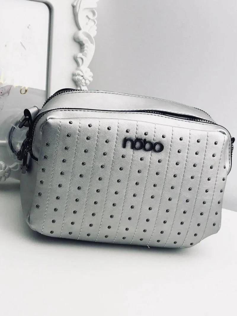 Srebrna Damska Torebka Listonoszka Torebki Nobo|Listonoszki