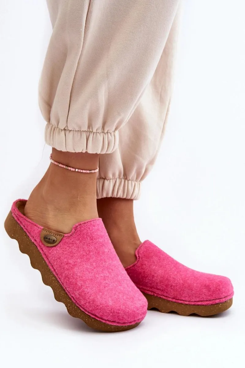 Best INBLU Obuwie Domowe Kapcie Damskie Profilaktyczne DK000011 Fuksja