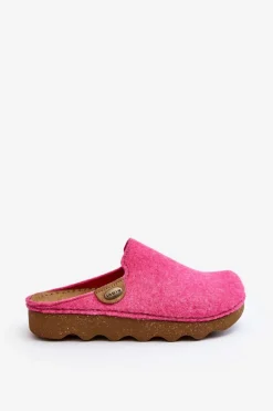 Best INBLU Obuwie Domowe Kapcie Damskie Profilaktyczne DK000011 Fuksja