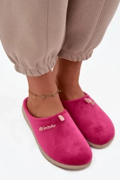 Sale Obuwie Domowe Kapcie Damskie ET000037 Różowe Damskie Kapcie Klasyczne|Klapki Damskie Klasyczne