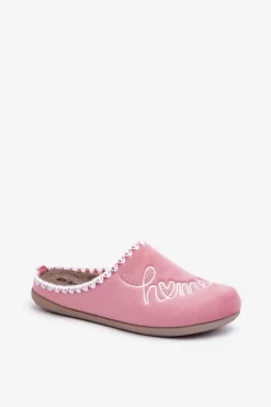 New INBLU Obuwie Domowe Kapcie Damskie GF000026 Różowe