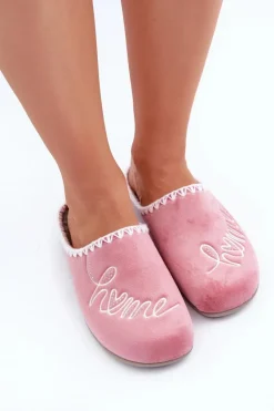 New INBLU Obuwie Domowe Kapcie Damskie GF000026 Różowe
