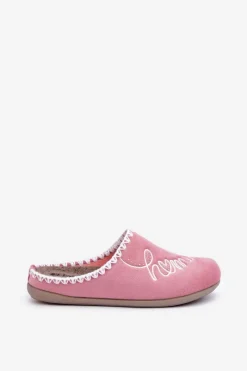 New INBLU Obuwie Domowe Kapcie Damskie GF000026 Różowe