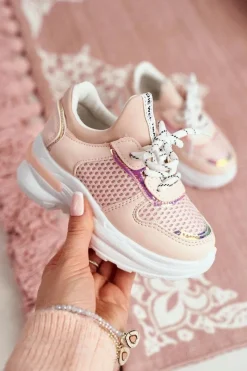 Dziewczęce>Boto Obuwie Sportowe Dziecięce Różowe Matylda