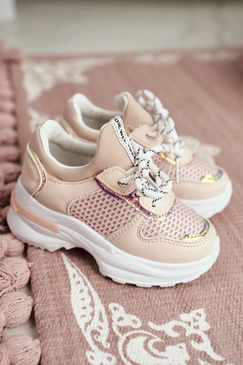 Dziewczęce>Boto Obuwie Sportowe Dziecięce Różowe Matylda