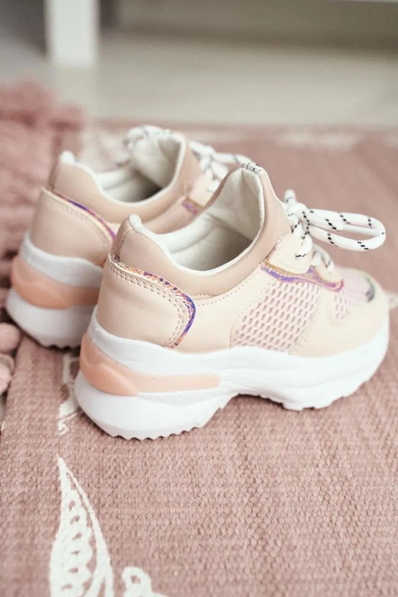 Dziewczęce>Boto Obuwie Sportowe Dziecięce Różowe Matylda