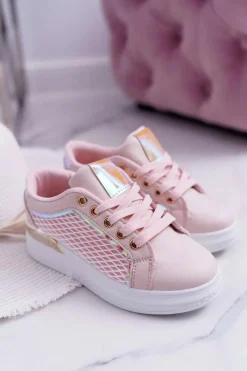 Best Boto Obuwie Sportowe Dziecięce Młodzieżowe Różowe Maxel