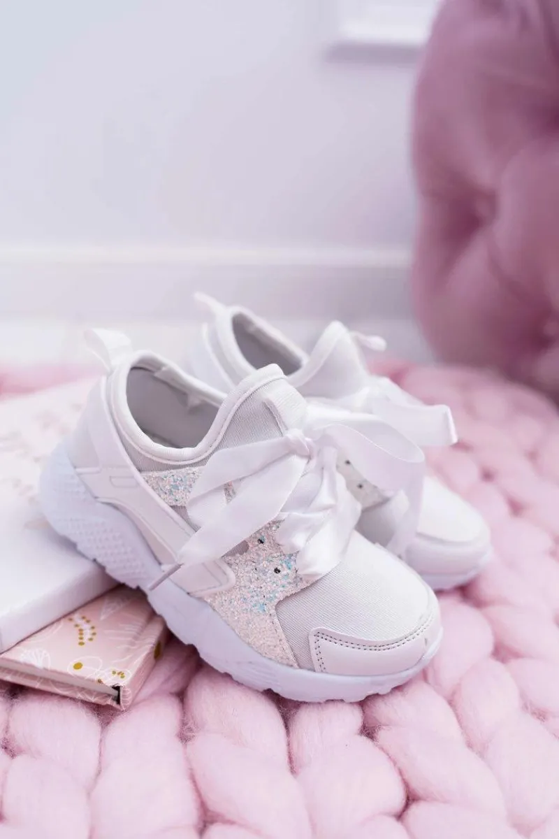 Dziewczęce>Boto Obuwie Sportowe Dziecięce Młodzieżowe Białe Bajka