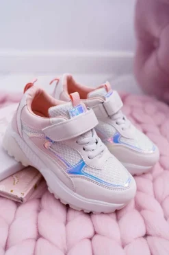 Online Boto Obuwie Sportowe Dziecięce Młodzieżowe Na Rzep Różowe Ariel