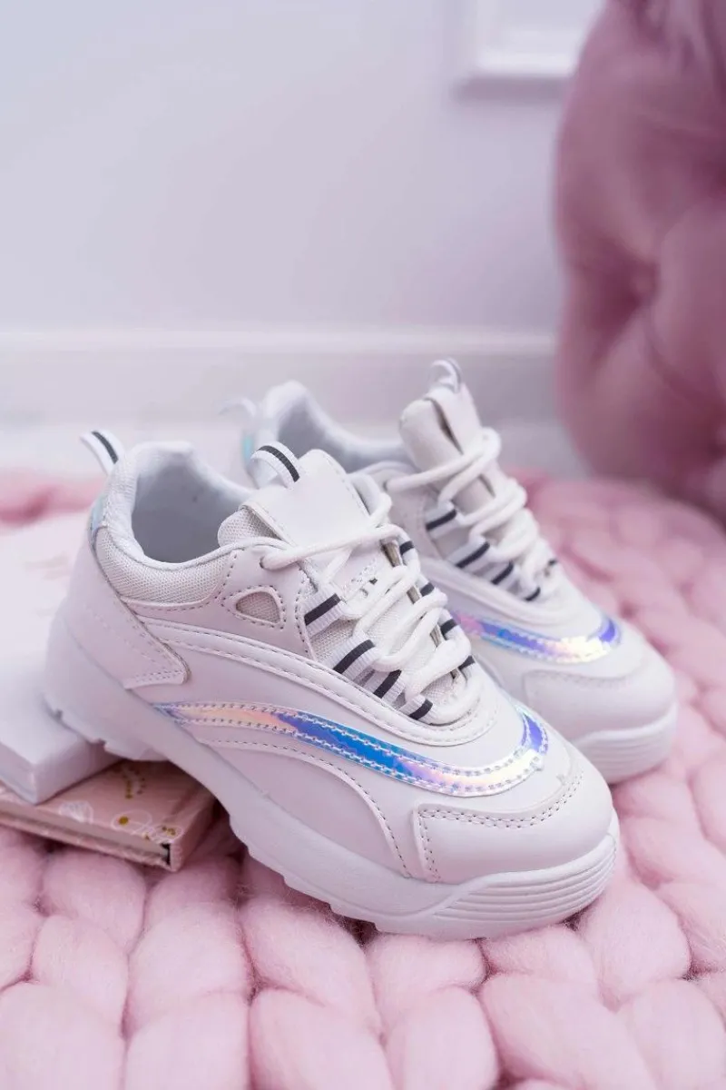 Dziewczęce>Boto Obuwie Sportowe Dziecięce Młodzieżowe Białe Miracle