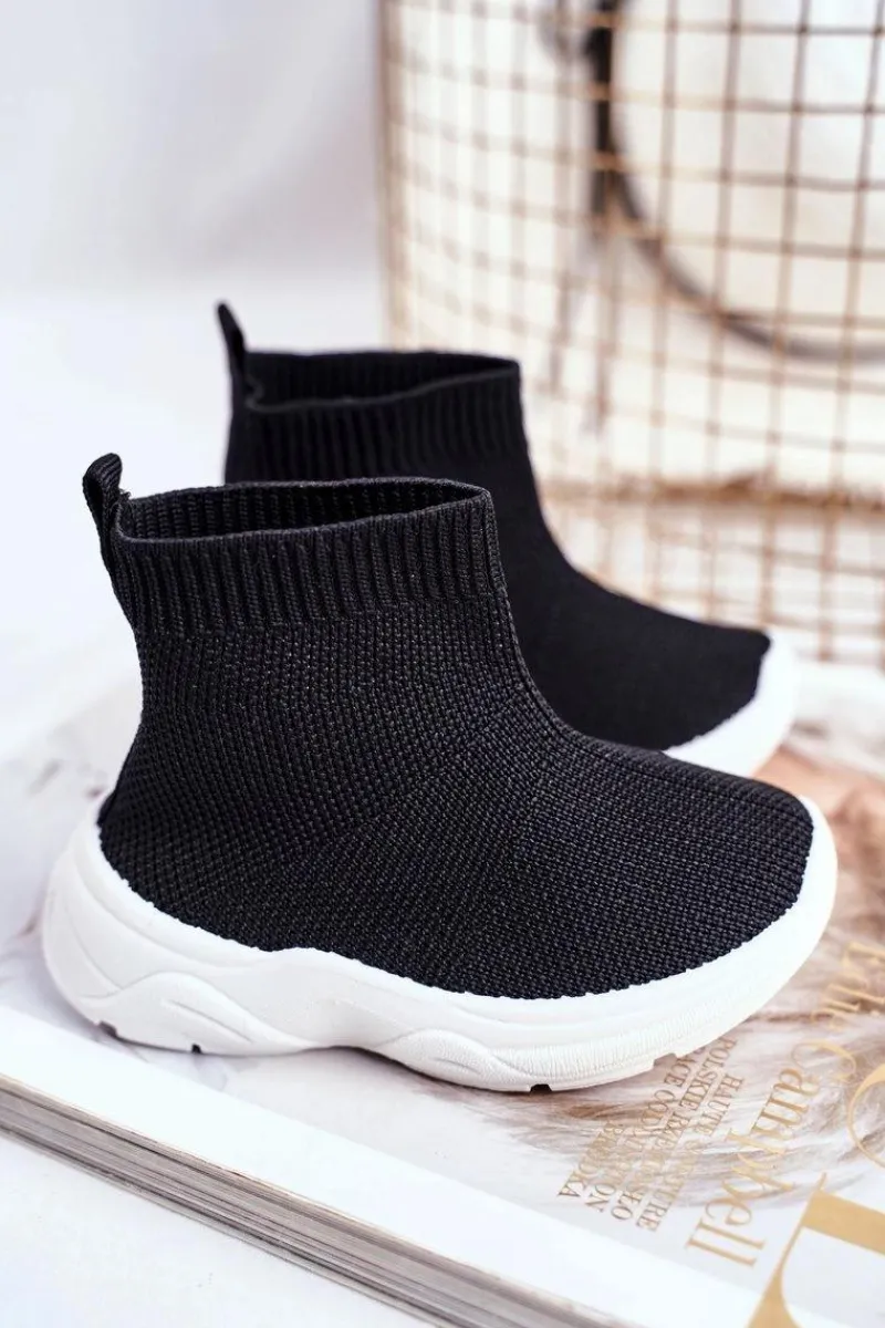 Dziewczęce>Boto Obuwie Sportowe Dziecięce Wysokie Czarne Viki