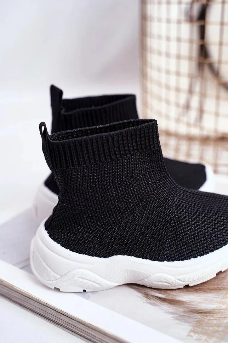 Dziewczęce>Boto Obuwie Sportowe Dziecięce Wysokie Czarne Viki