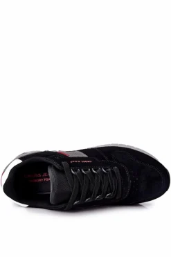 Sale Cross Jeans Obuwie Sportowe Męskie Czarne II1R4009C