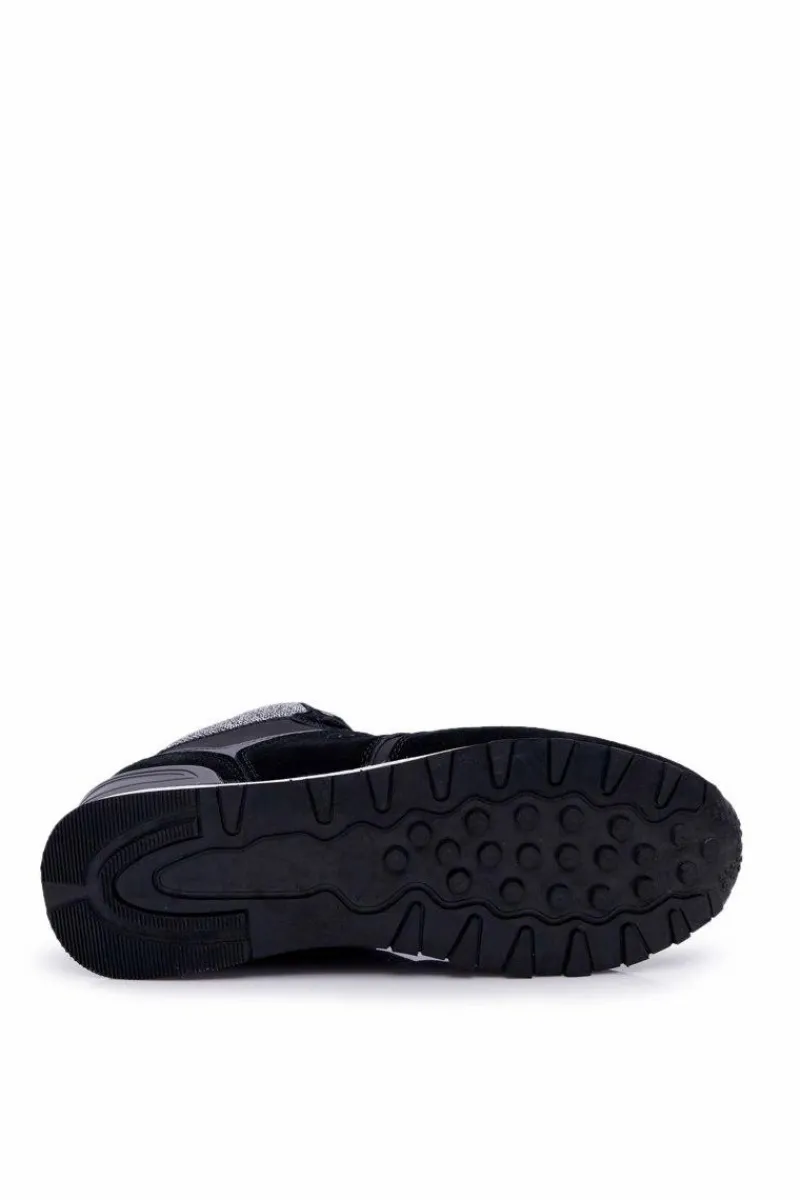 Obuwie Sportowe Męskie>Cross Jeans Obuwie Sportowe Męskie Czarne EE1R4119C