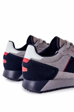 Cross Jeans Obuwie Sportowe Męskie Szare II1R4008C