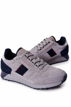 Cross Jeans Obuwie Sportowe Męskie Szare II1R4008C