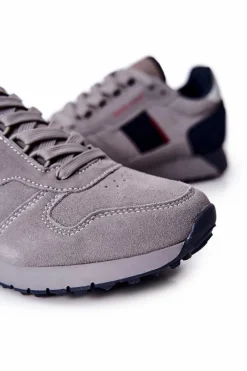Cross Jeans Obuwie Sportowe Męskie Szare II1R4008C