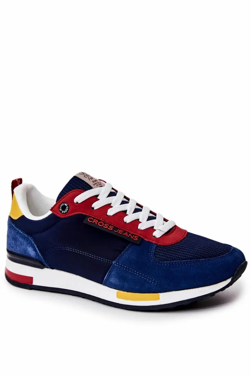 Clearance Obuwie Sportowe Męskie JJ1R4008C Granatowe Męskie Obuwie Sportowe Męskie