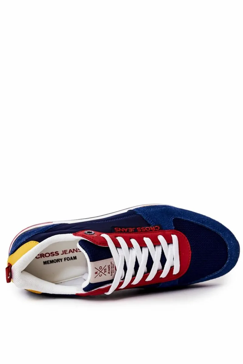 Clearance Obuwie Sportowe Męskie JJ1R4008C Granatowe Męskie Obuwie Sportowe Męskie