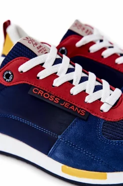 Clearance Obuwie Sportowe Męskie JJ1R4008C Granatowe Męskie Obuwie Sportowe Męskie